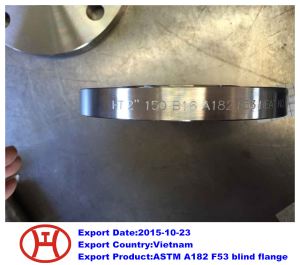 ASTM A182 F53 بلائنڈ فلانج