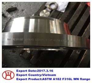 ASTM A 182  F 316 L WN Flange DN 300  SCH 40  Class  150