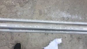 ASTM A 312  TP 304  سٹینلیس اسٹیل پائپ {{2}} ملی میٹر * 2 ملی میٹر