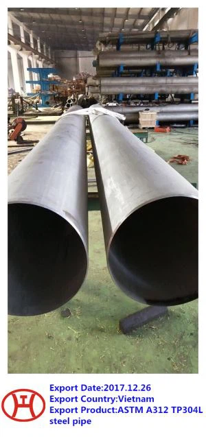 ASTM A 312  TP 304 L اسٹیل پائپ