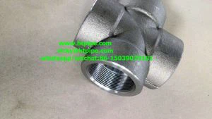 UNS N02200 2. 4066  جعلی ساکٹ ویلڈنگ SW تھریڈ پائپ فٹنگ