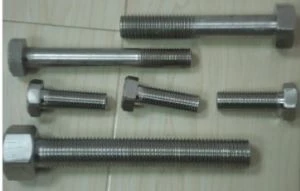 اعلی درجہ حرارت کے خلاف مزاحم N 08020  DIN 2. 4660  Alloy 2 0 بولٹ کے ساتھ ہیکس / مربع / گول سر